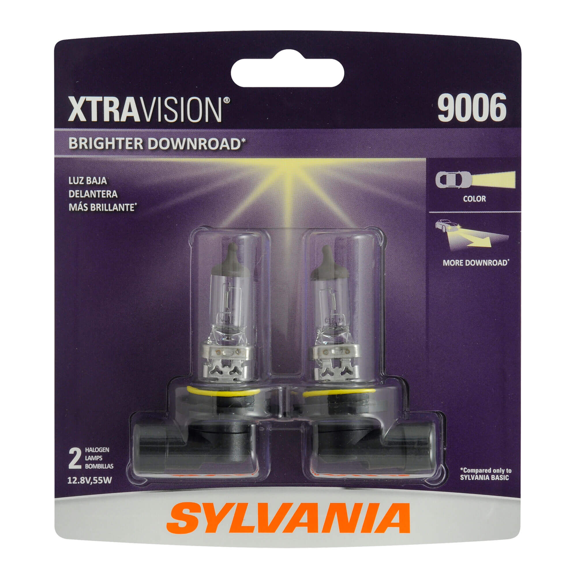 Sylvania halogen headlight bulbs top
