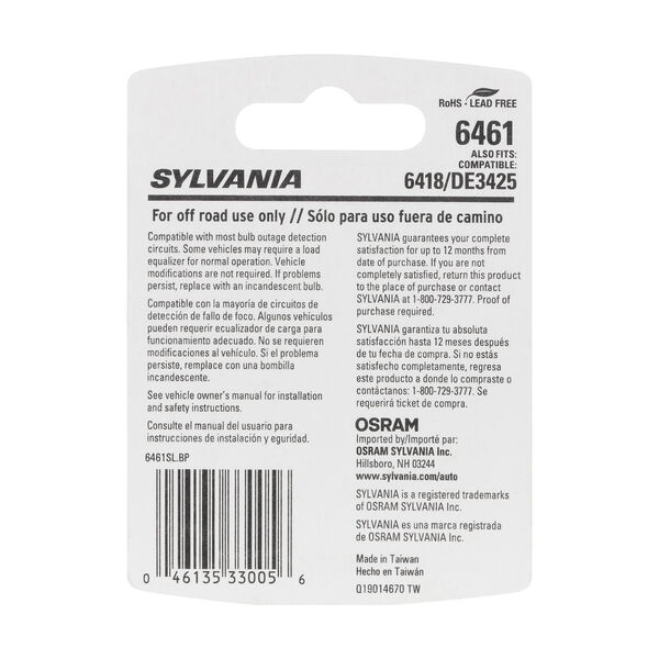 SYLVANIA 6461 WHITE SYL LED Mini Bulb, 1 Pack, , hi-res