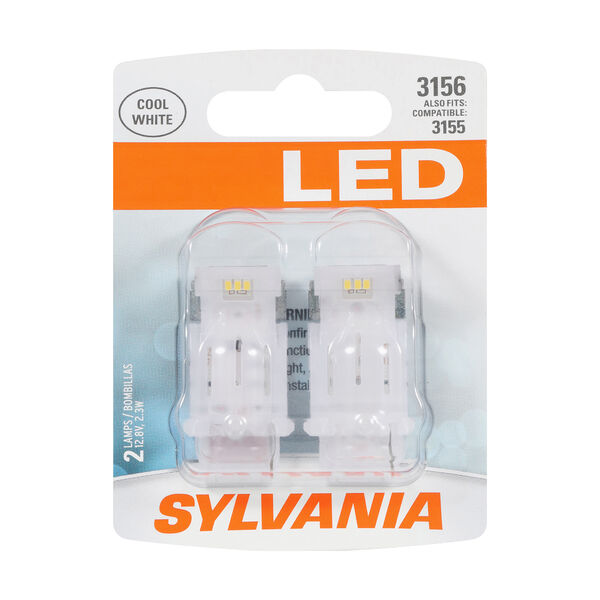 SYLVANIA 3156 WHITE SYL LED Mini Bulb, 2 Pack, , hi-res