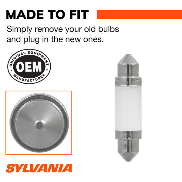 SYLVANIA 211-2 WHITE ZEVO LED Mini, 1 Pack, , hi-res