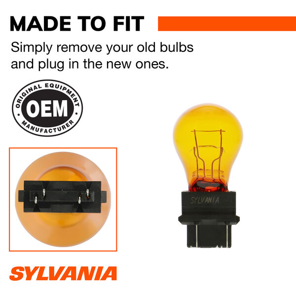SYLVANIA 3157A Long Life Mini Bulb, 2 Pack, , hi-res