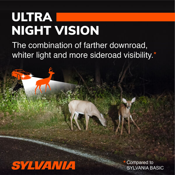 SYLVANIA H7 SilverStar ULTRA Halogen Headlight Bulb, 2 Pack, , hi-res