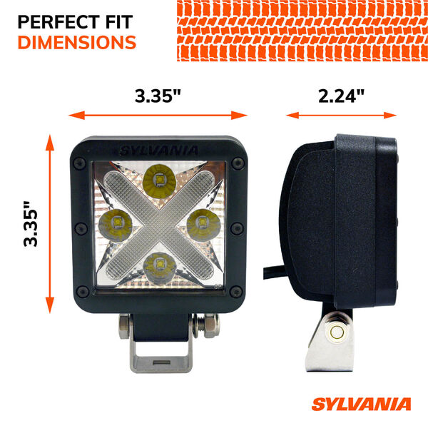 SYLVANIA Dual Mode 3 Inch LED Pod Cube - Flood, , hi-res