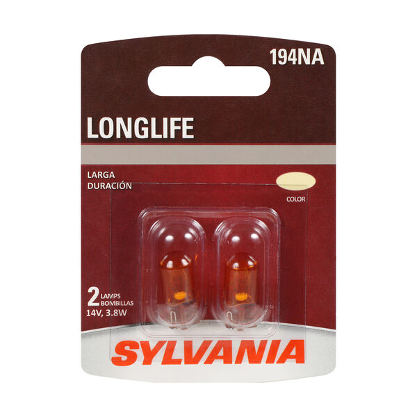 SYLVANIA 194NA Long Life Mini Bulb, 2 Pack, , hi-res