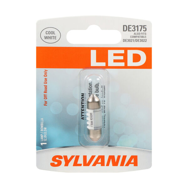 SYLVANIA DE3175 WHITE SYL LED Mini Bulb, 1 Pack, , hi-res