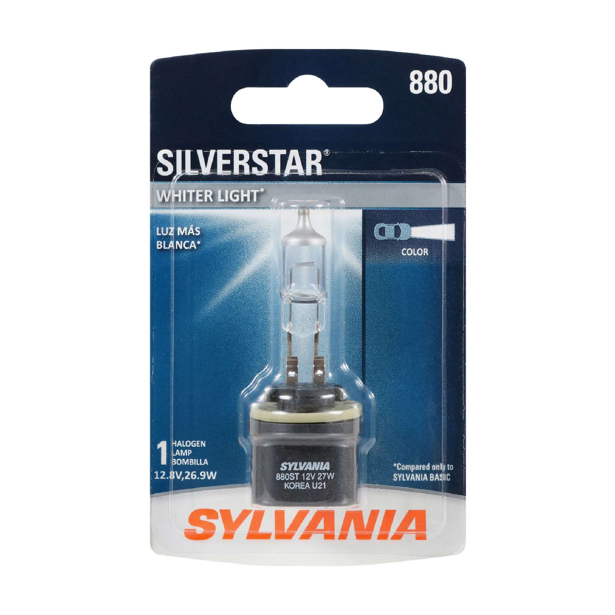 SYLVANIA 880 SilverStar Halogen Fog Bulb, 1 Pack