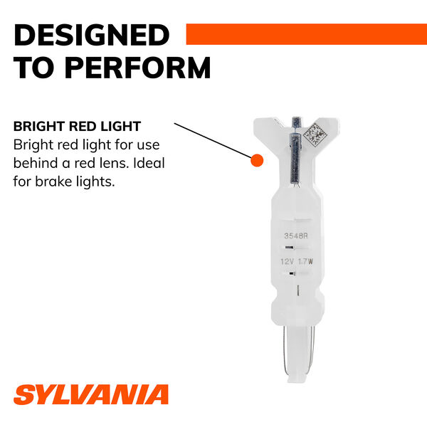 SYLVANIA 3057R RED SYL LED Mini Bulb, 2 Pack, , hi-res