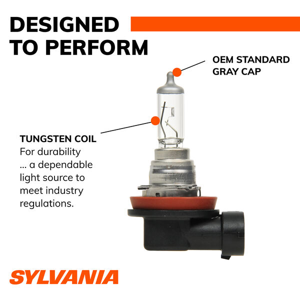 SYLVANIA H16 Basic Halogen Headlight Bulb, 1 Pack, , hi-res