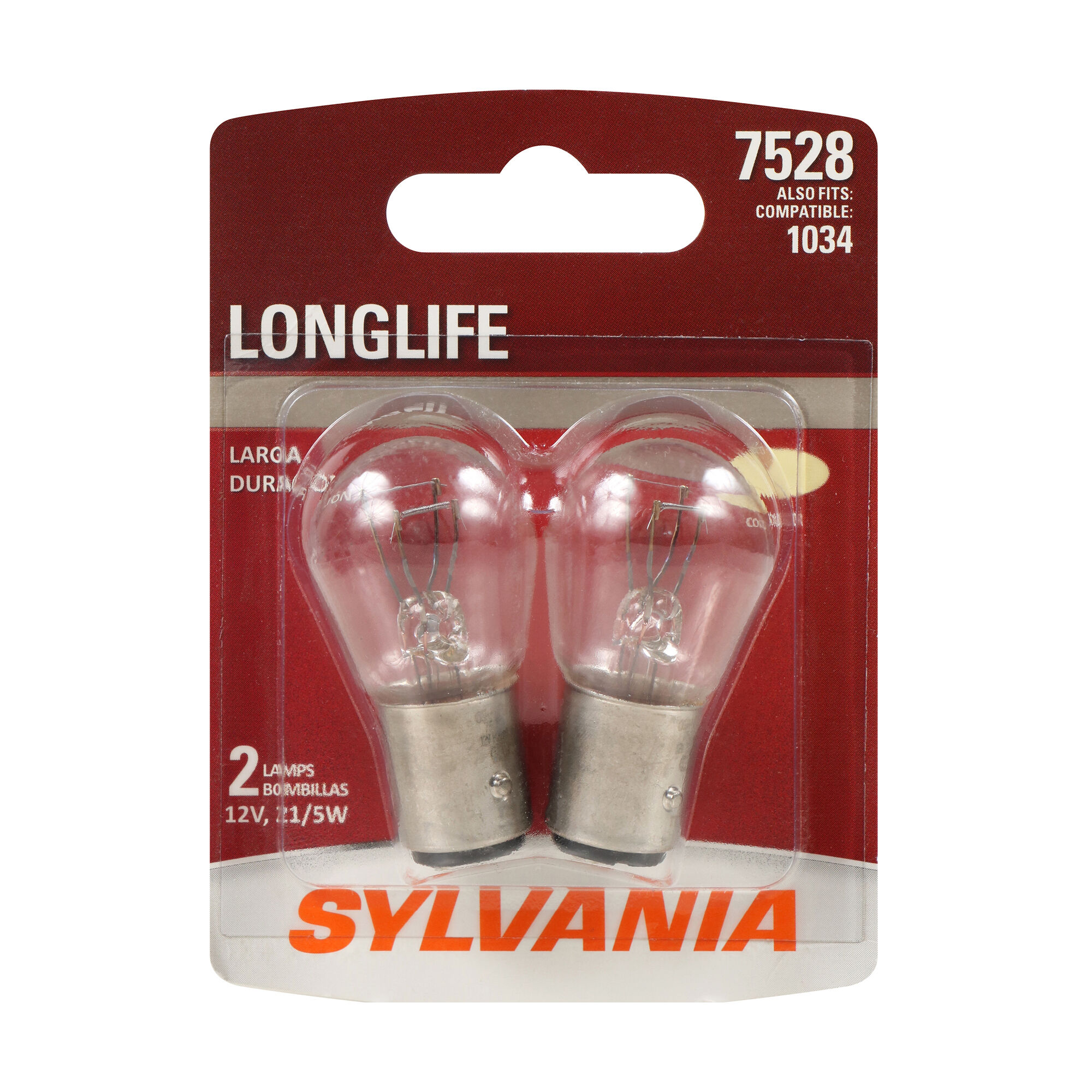 SYLVANIA 7528 Long Life Mini Bulb, 2 Pack
