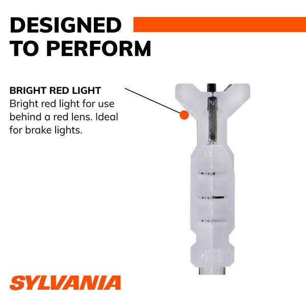 SYLVANIA 4057R RED SYL LED Mini Bulb, 2 Pack, , hi-res