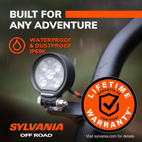 SYLVANIA Rugged 3 Inch LED Pod Round - Flood, , hi-res