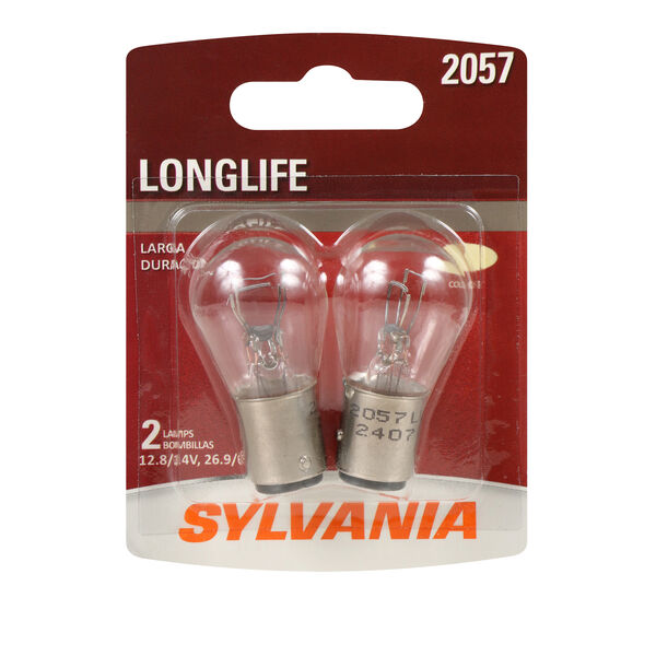 SYLVANIA 2057 Long Life Mini Bulb, 2 Pack, , hi-res