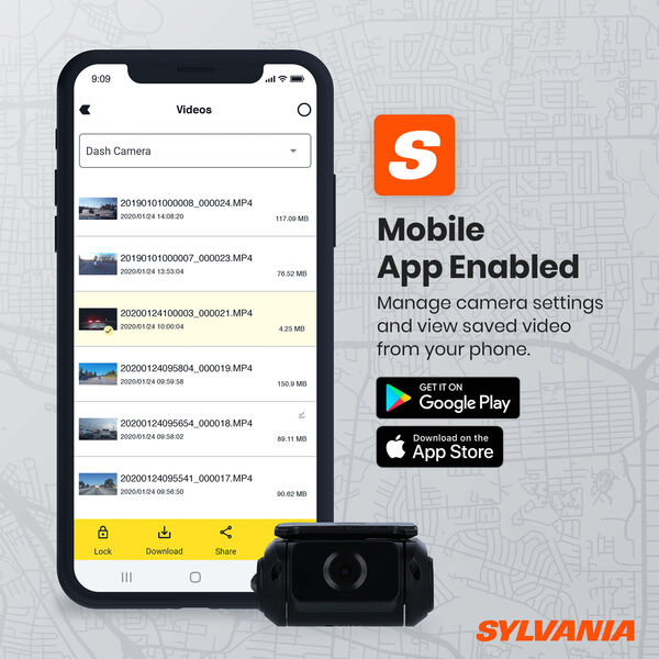 SYLVANIA Roadsight Dash Camera Pro + Rear Bundle