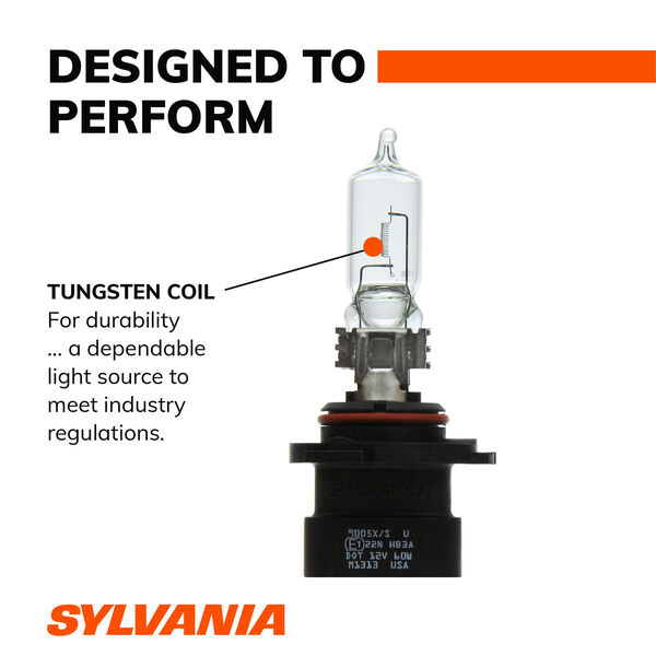 SYLVANIA 9005XS Basic Halogen Headlight Bulb, 1 Pack, , hi-res