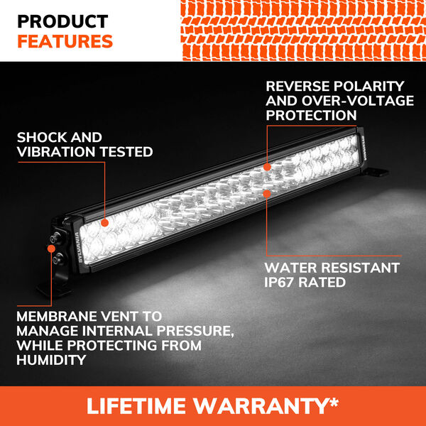 SYLVANIA Ultra 20 Inch LED Light Bar - Combo, , hi-res