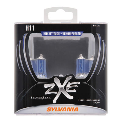 SYLVANIA H11 SilverStar zXe Halogen Headlight Bulb, 2 Pack