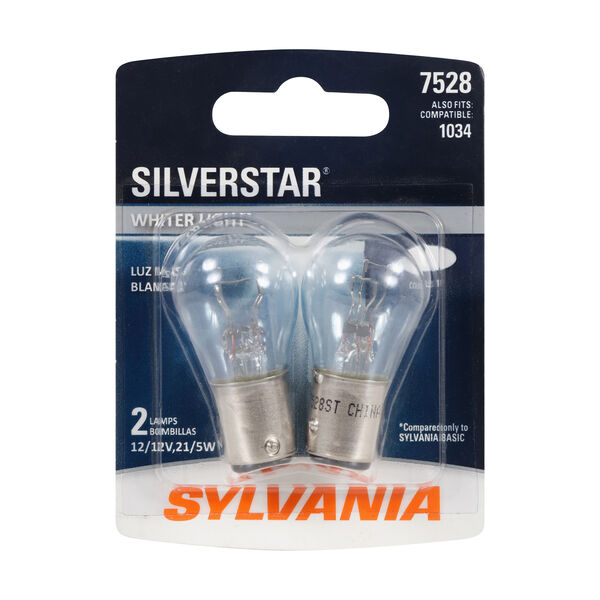 SYLVANIA 7528 SilverStar Mini Bulb, 2 Pack, , hi-res
