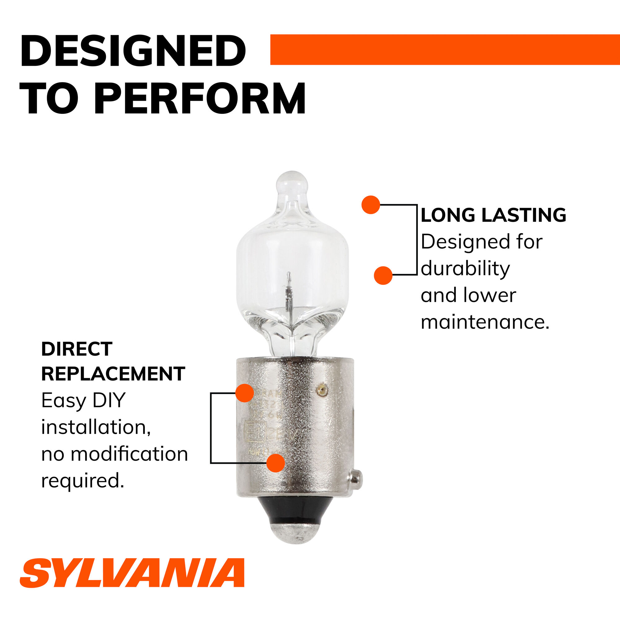 独特な店 SYLVANIA Pack 1 Bulb, Mini Life Long 64132 ジャケット・アウター