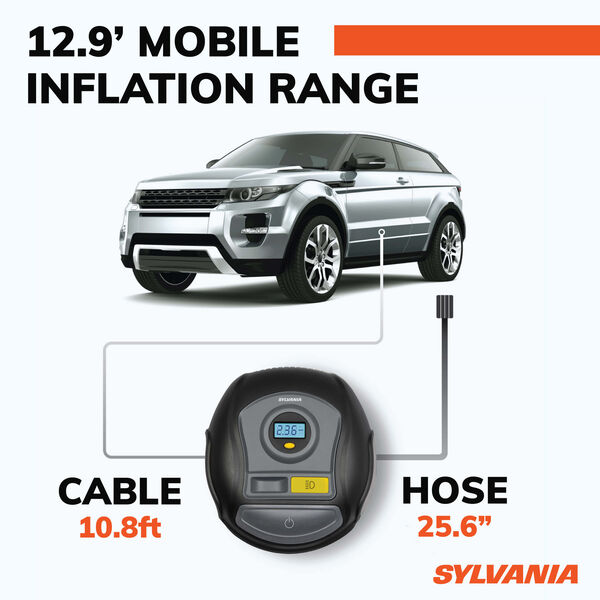 SYLVANIA PRO Portable Tire Inflator