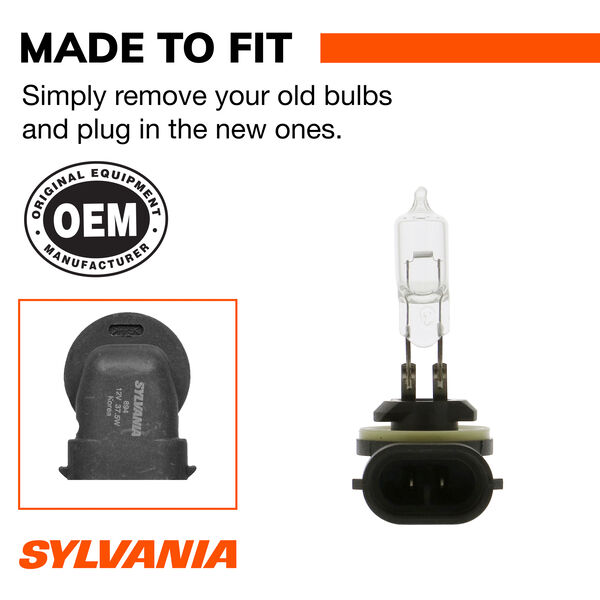 SYLVANIA 894 Basic Fog Bulb, 1 Pack, , hi-res