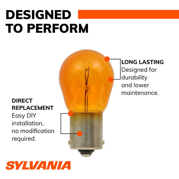 SYLVANIA 1156A Long Life Mini Bulb, 2 Pack, , hi-res