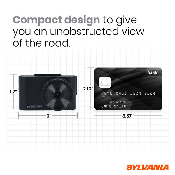 SYLVANIA Roadsight Basic Dash Camera, , hi-res