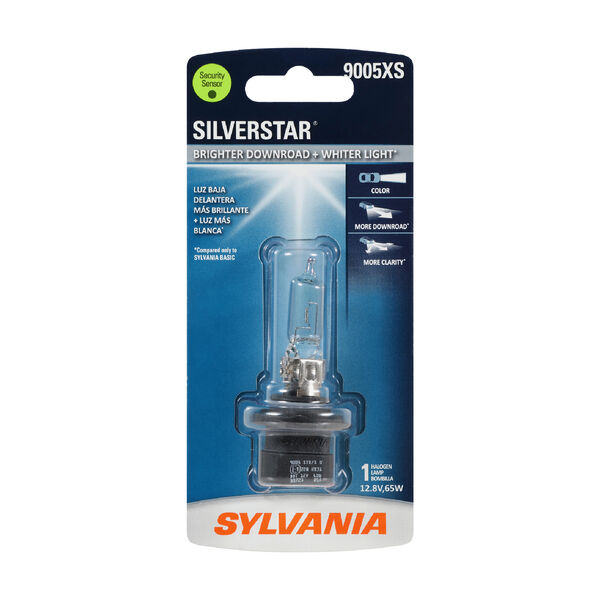 SYLVANIA 9005XS SilverStar Halogen Headlight Bulb, 1 Pack, , hi-res