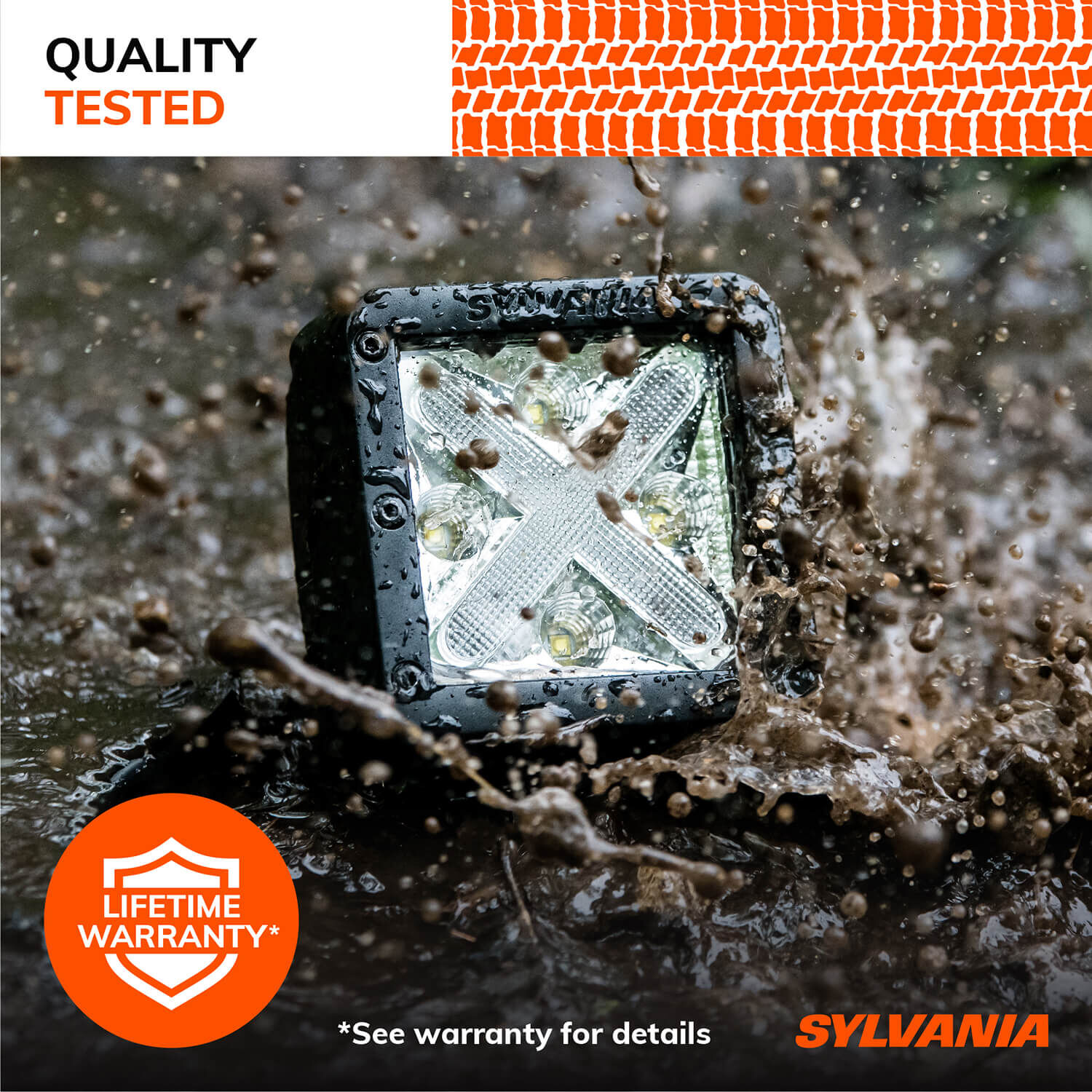 SYLVANIA Dual Mode 3 Inch LED Pod Cube Spot