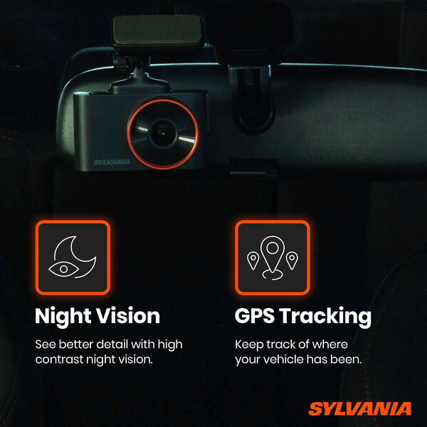 SYLVANIA Roadsight Dash Camera Pro + Rear Bundle