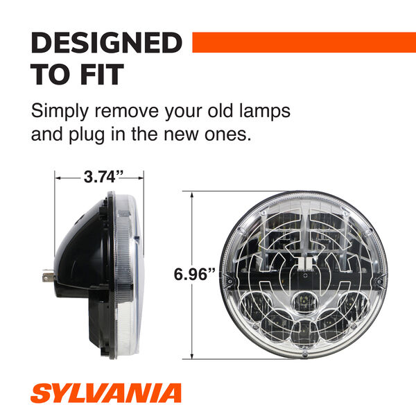 SYLVANIA H6024 LED Heated Sealed Beam Headlight, 1 Pack, , hi-res