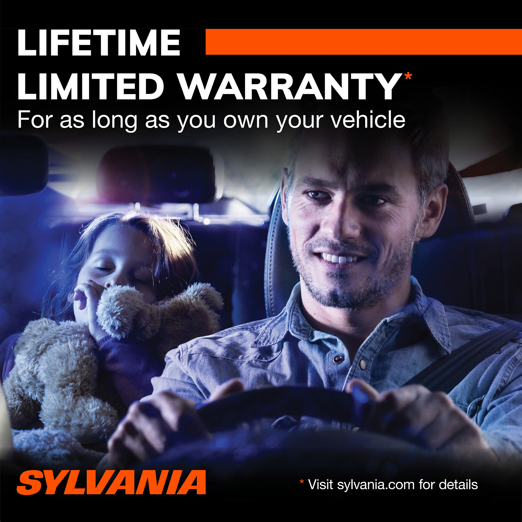 SYLVANIA 4157A AMBER ZEVO LED Mini, 2 Pack