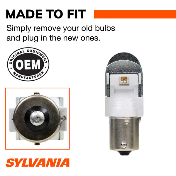 SYLVANIA 7506R RED ZEVO LED Mini, 2 Pack, , hi-res