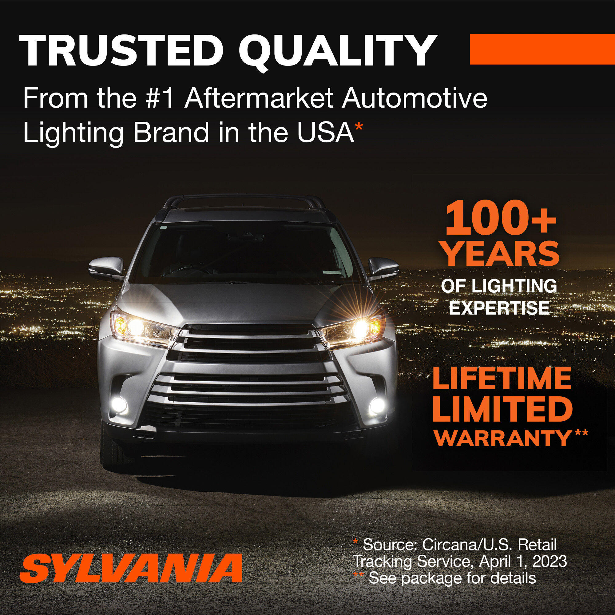 SYLVANIA 7443R RED ZEVO LED Mini, 2 Pack