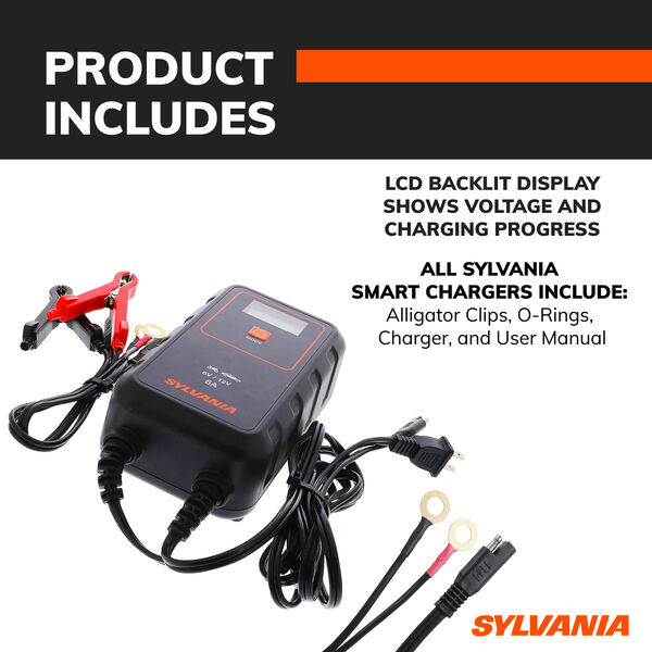 SYLVANIA Smart Charger - 6 Amp, , hi-res