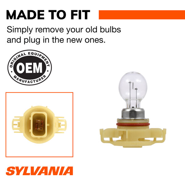 SYLVANIA 2504 Basic Fog Bulb, 1 Pack, , hi-res