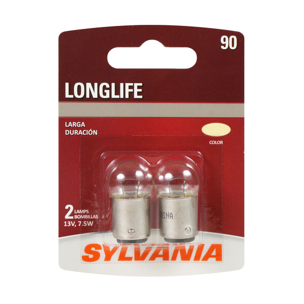 SYLVANIA 90 Long Life Mini Bulb, 2 Pack, , hi-res