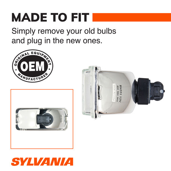SYLVANIA H4351 XtraVision Sealed Beam Headlight, 1 Pack, , hi-res