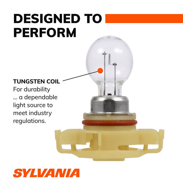 SYLVANIA 2504 Basic Fog Bulb, 1 Pack, , hi-res