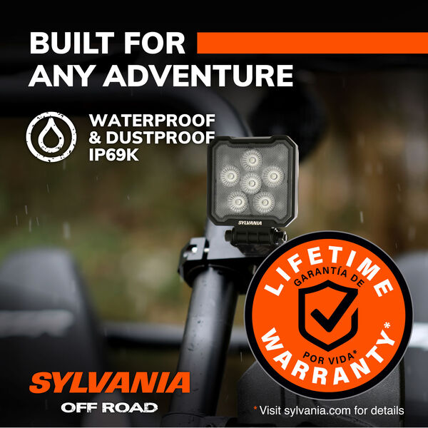 SYLVANIA Rugged 3.5 Inch LED Pod Cube - Flood, , hi-res