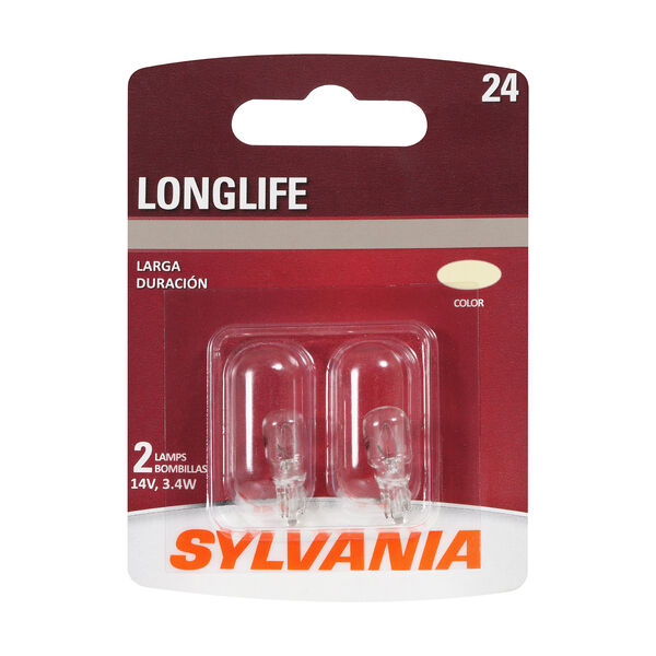 SYLVANIA 24 Long Life Mini Bulb, 2 Pack, , hi-res