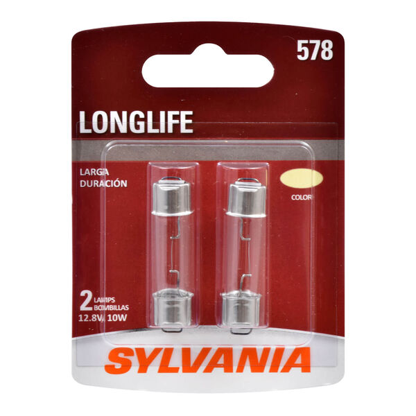 SYLVANIA 578 Long Life Mini Bulb, 2 Pack, , hi-res