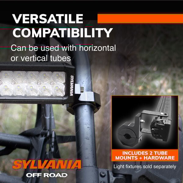 SYLVANIA Tube Mount Clamp Brackets - 1 to 2 Inch, , hi-res