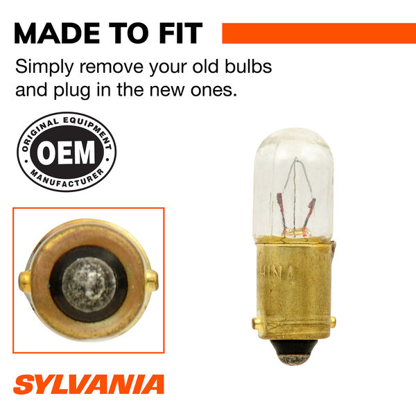 SYLVANIA 1816 Long Life Mini Bulb, 2 Pack, , hi-res