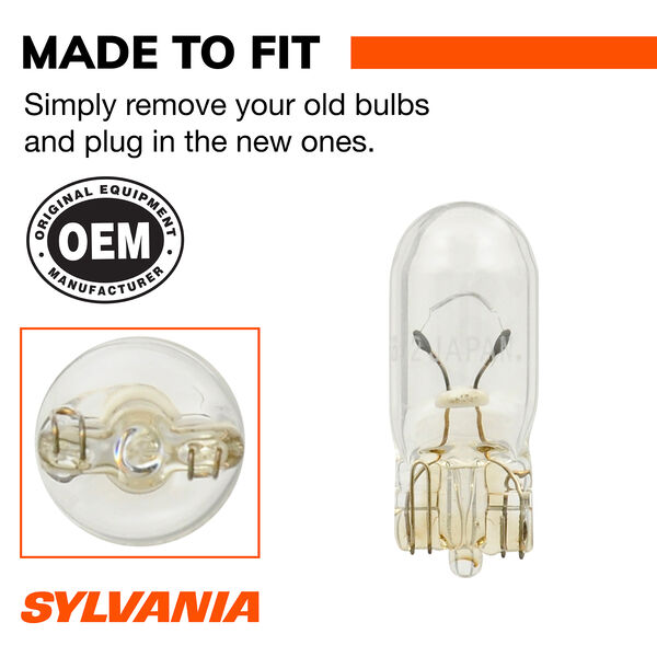 SYLVANIA 3652 Long Life Mini Bulb, 2 Pack, , hi-res