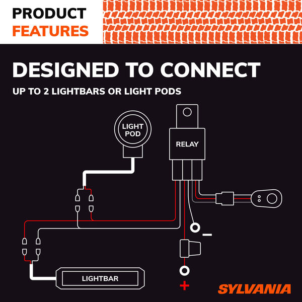 SYLVANIA Universal 2 Output LED Wiring Harness, , hi-res