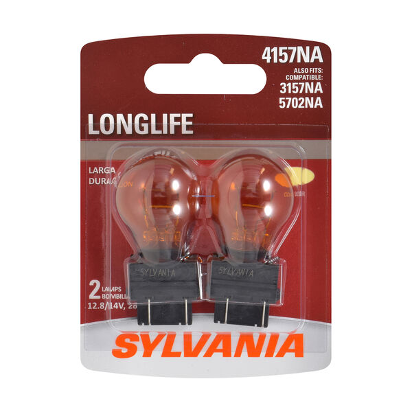 SYLVANIA 4157NA Long Life Mini Bulb, 2 Pack, , hi-res