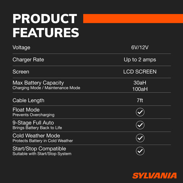 SYLVANIA Smart Charger - 1 Amp, , hi-res
