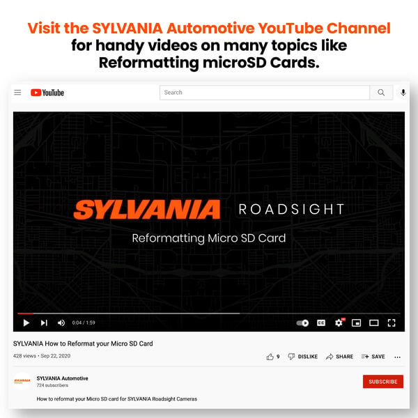 SYLVANIA Roadsight Micro SD Card 128GB, , hi-res