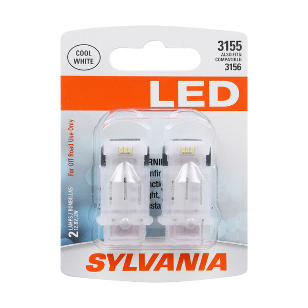 SYLVANIA 3155 WHITE SYL LED Mini Bulb, 2 Pack, , hi-res