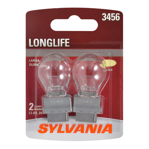 SYLVANIA 3456 Long Life Mini Bulb, 2 Pack, , hi-res